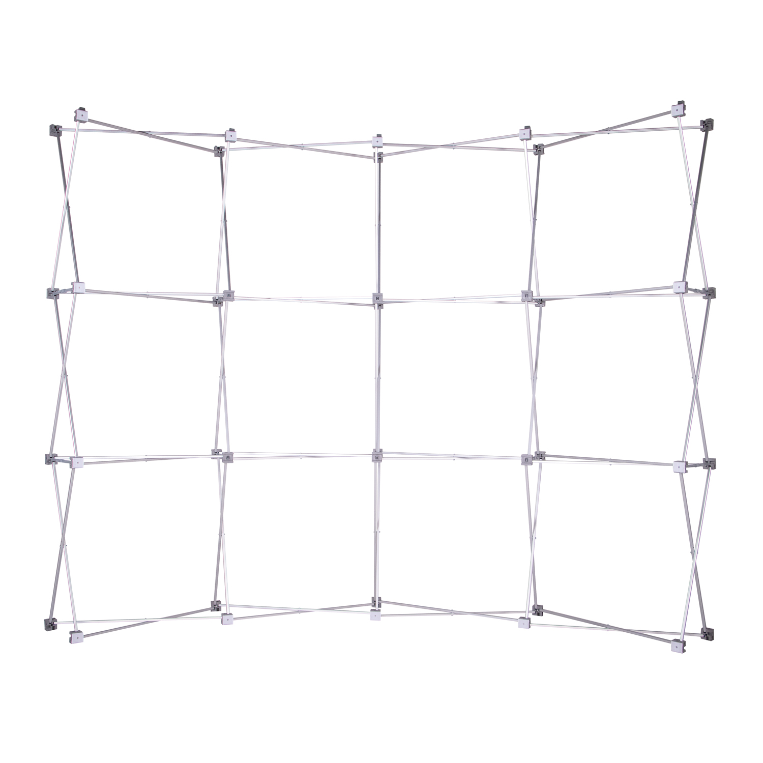 10' Curved Splash Floor Display Hardware 4