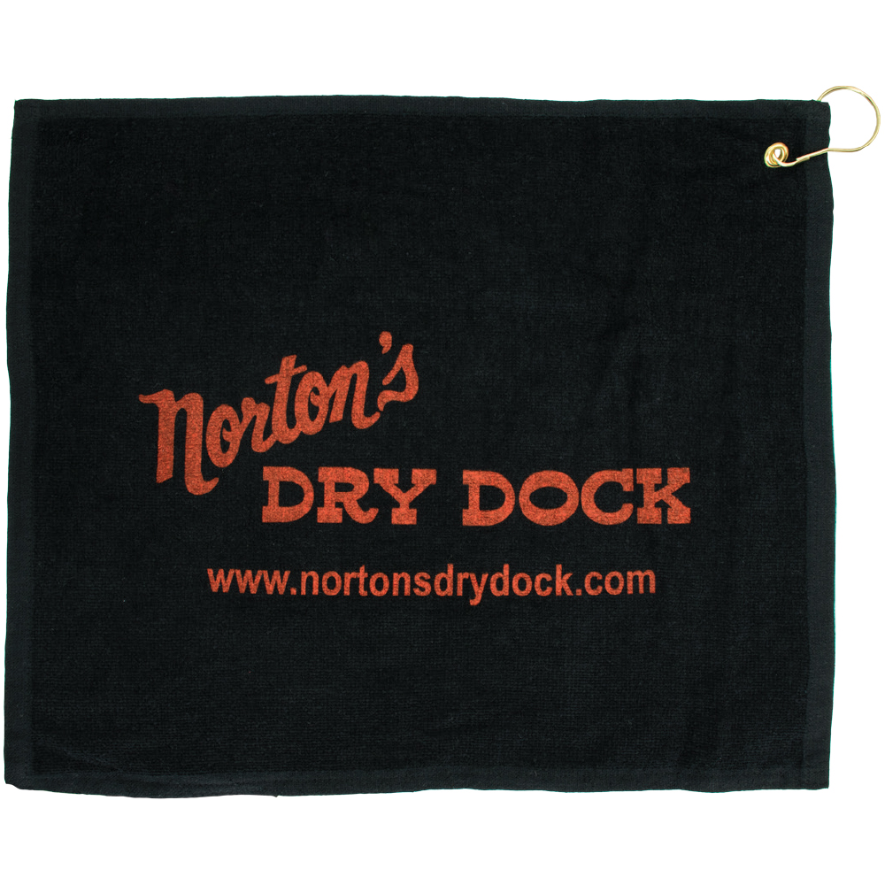 Terry Hemmed Golf Towel 15" x 18"