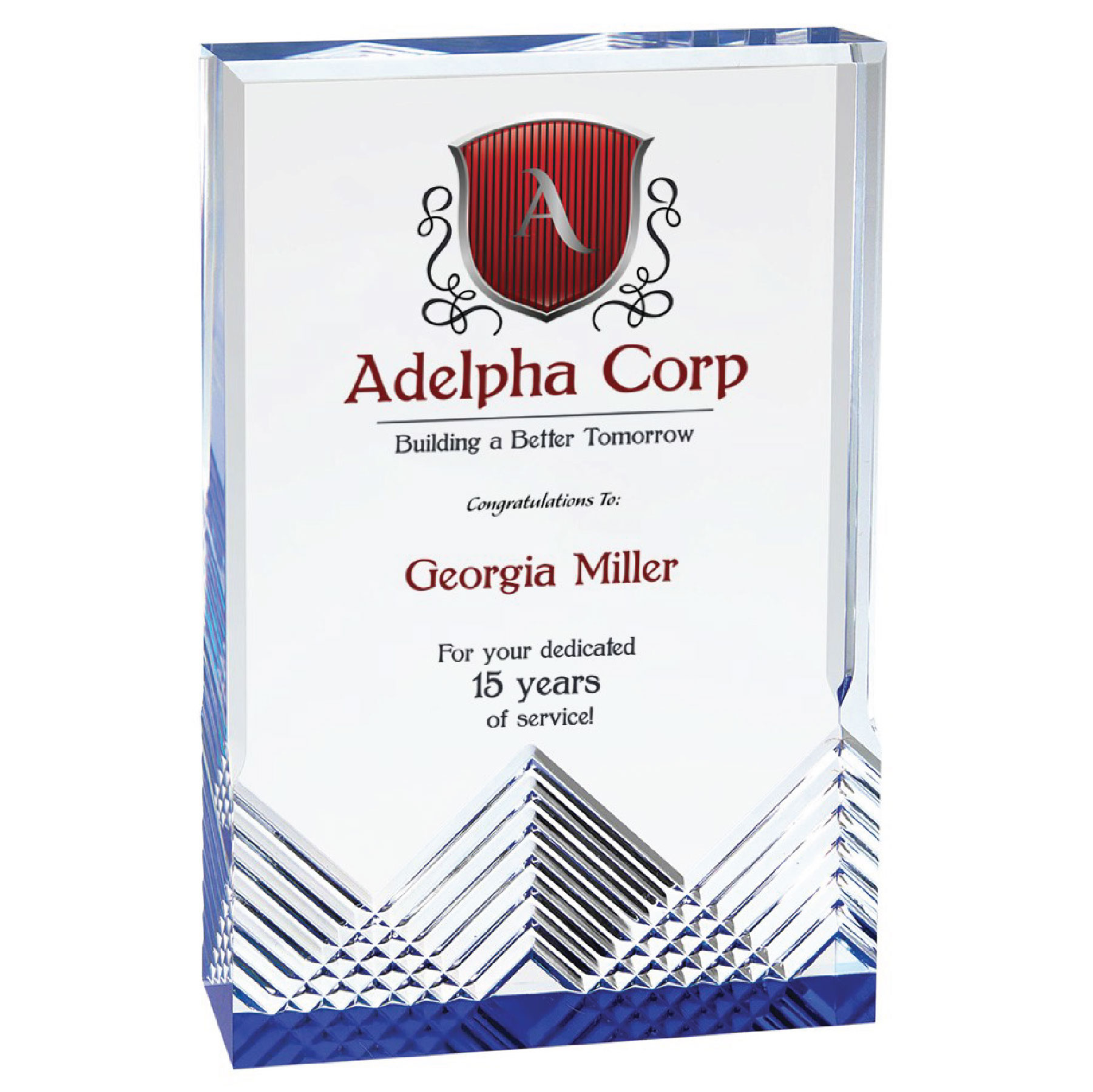 5" x 7" Blue Apex Mirage Acrylic