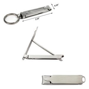 Thin Portable Nail Clipper With Nail File 7