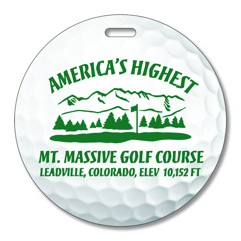 Golf Ball Bag Tag 1