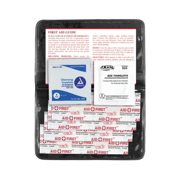 "HEAL-ON-THE-GO L" 10 Piece Economy First Aid Kit in Colorful Vinyl Pouch 9