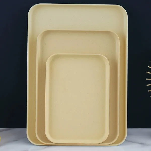 Wheat Straw Food Serving Tray 5