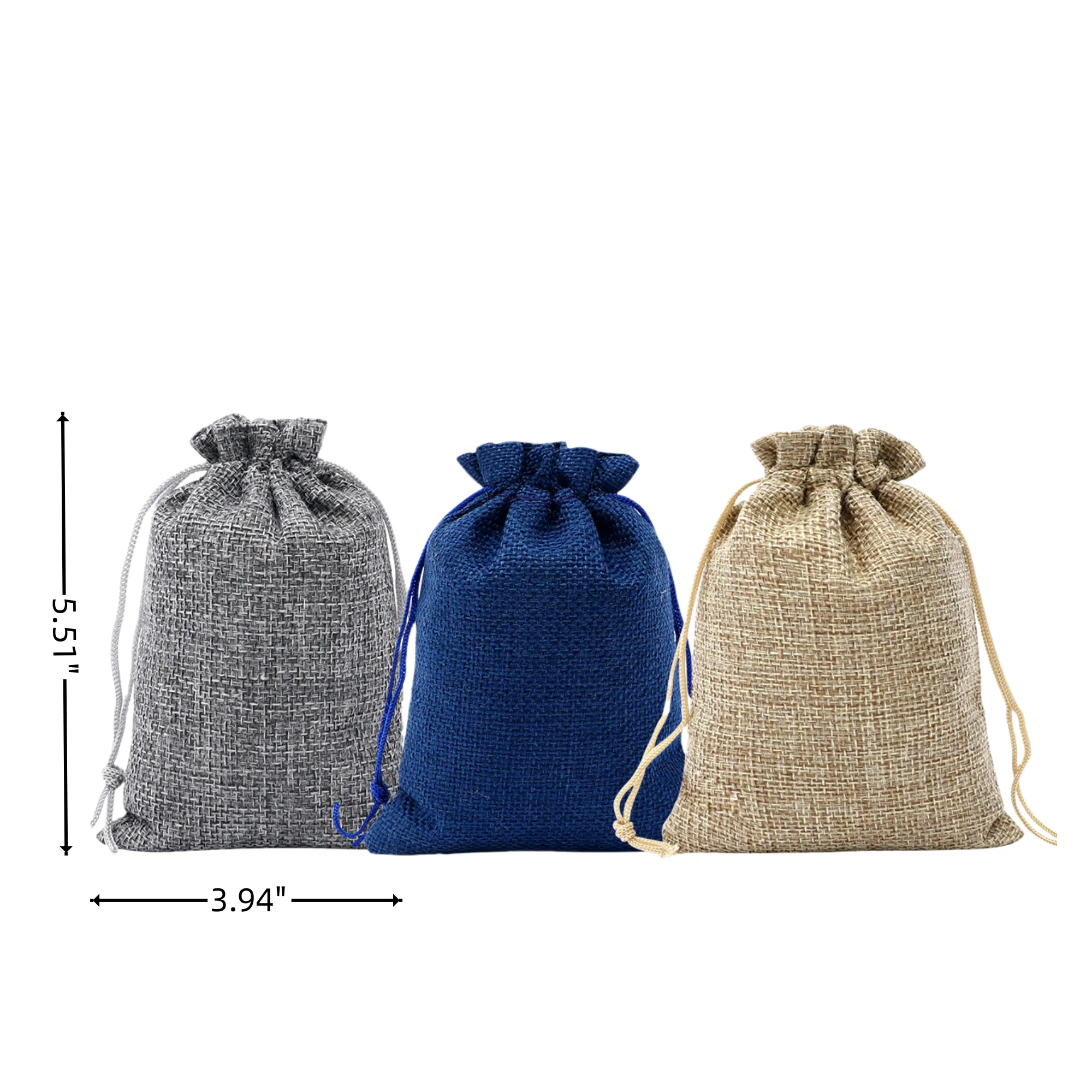 Burlap Drawstring Gift Bag 2