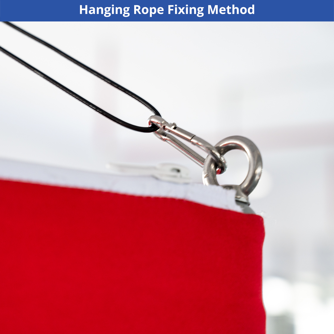 Skytube Hexagon Hanging Sign (10' x 5') Single Sided - Graphic & Hardware Combo 9