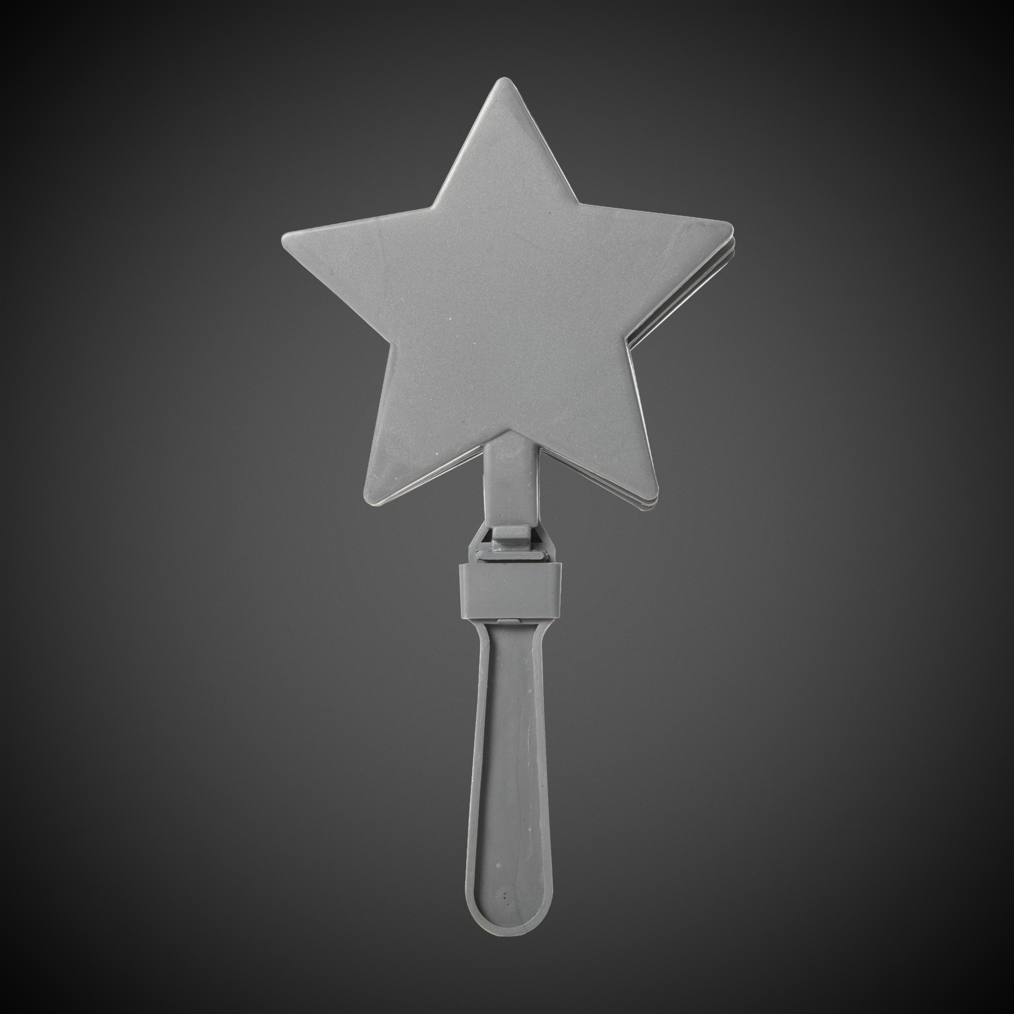Silver 7" Star Hand Clapper (Imprintable) 5