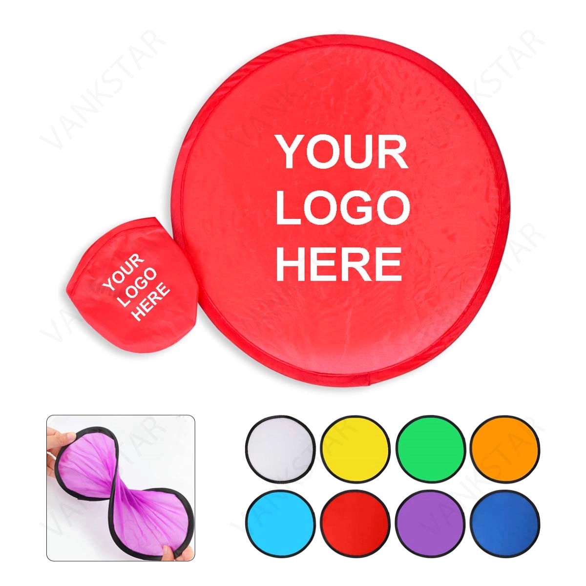 Foldable Flying Disc Fans 1