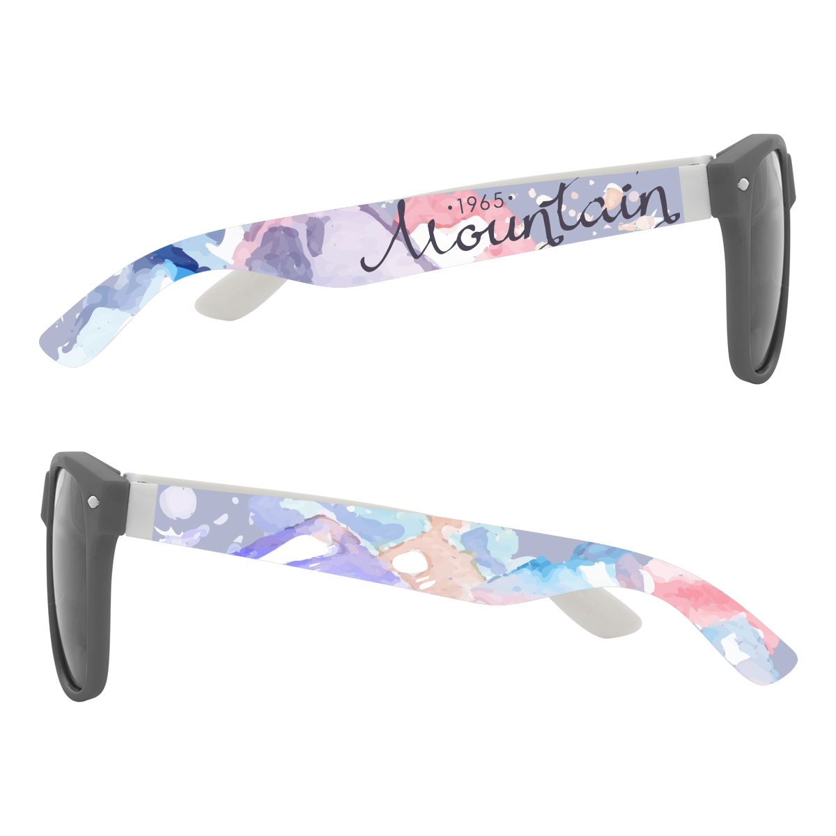 Full Color Colorblock Malibu Sunglasses 15