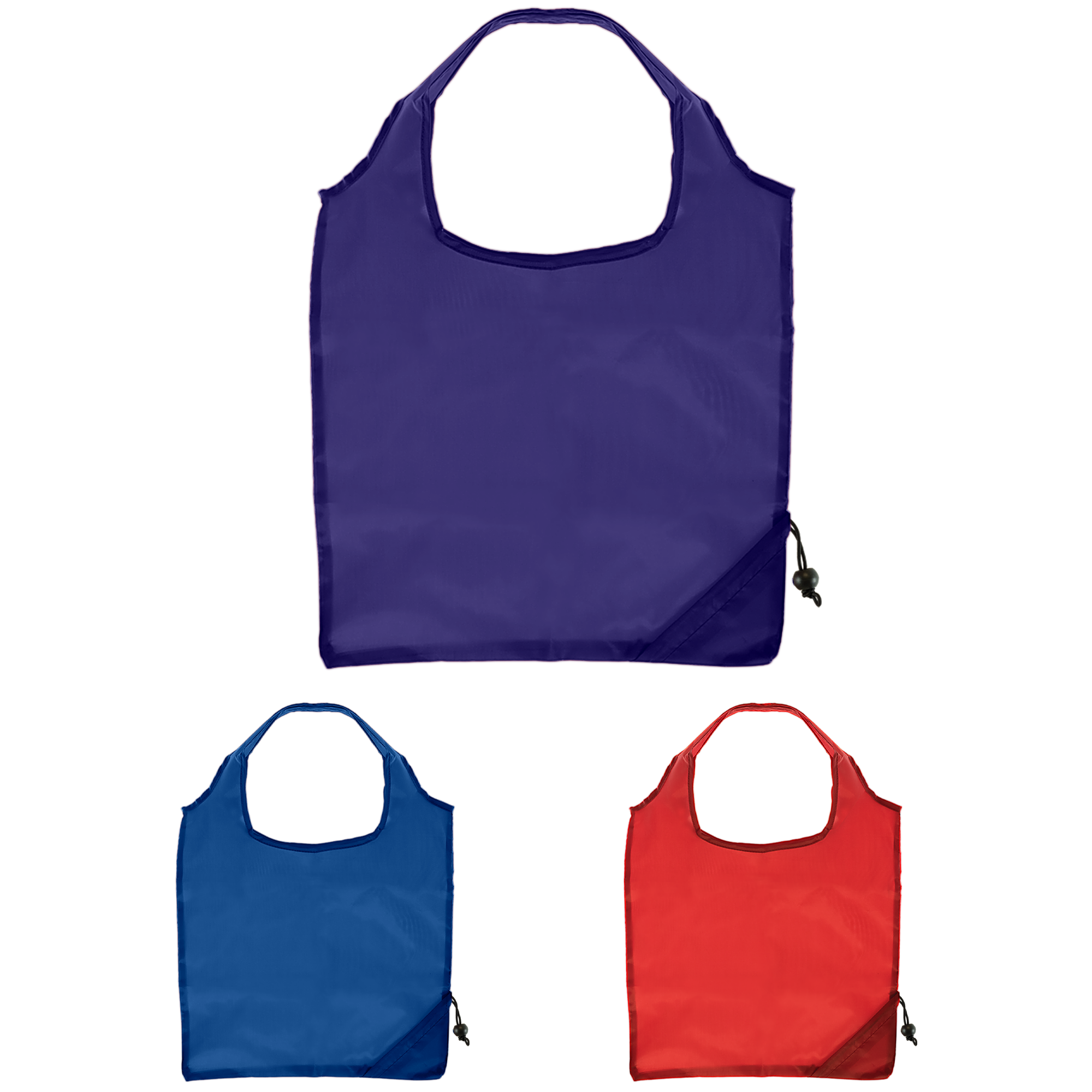 Capri - Foldaway Shopping Tote Bag - 210D Polyester - Metallic imprint 2