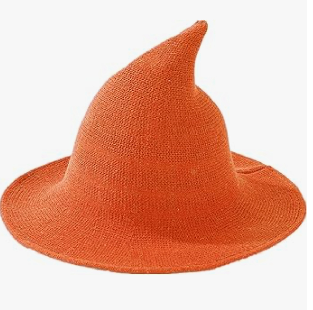 Knitted Wool Hat With Large Brim 15