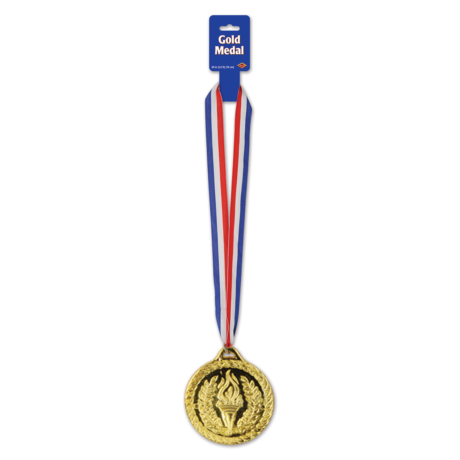 Gold Medal With Ribbon