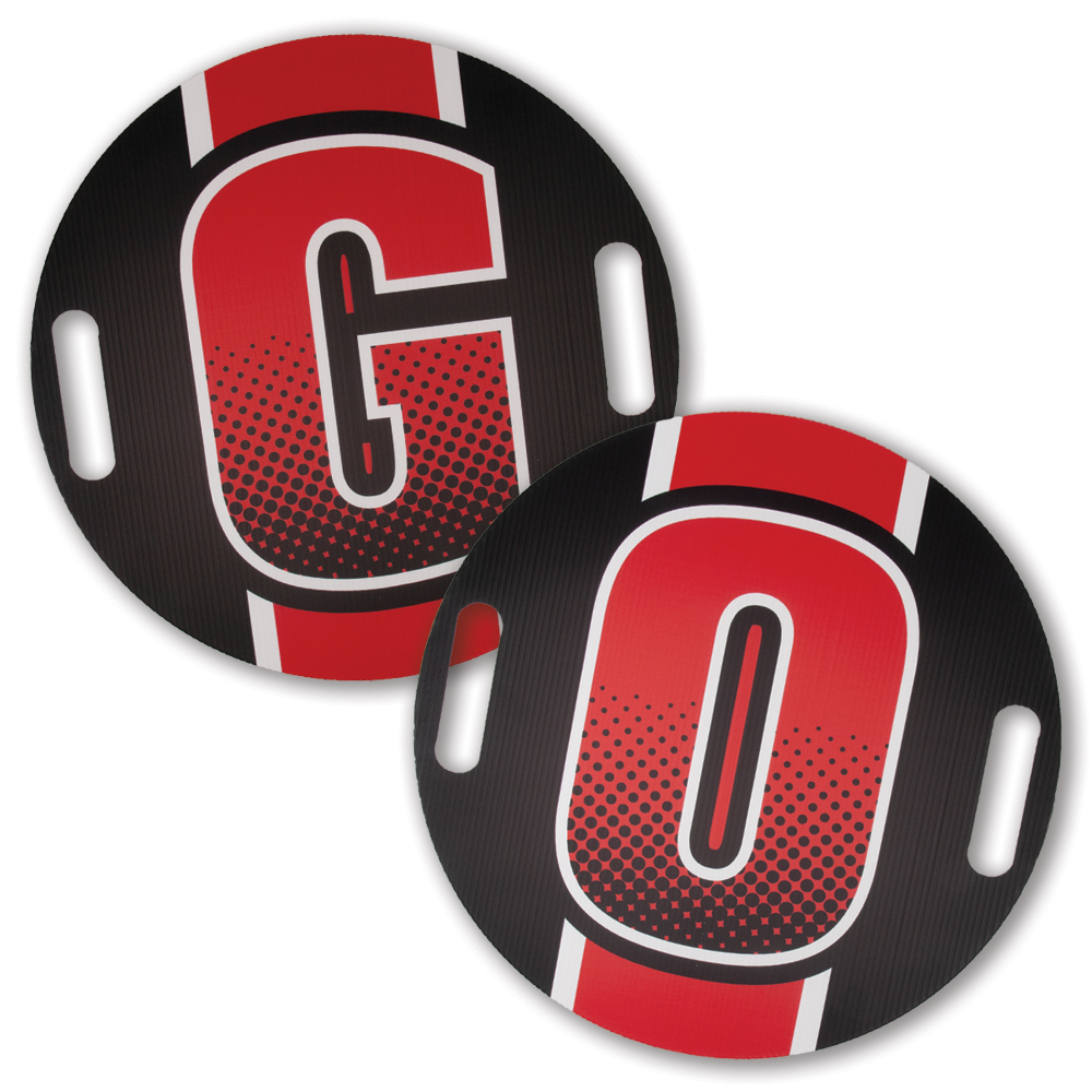 22" Round Cheering Sign, Full Color