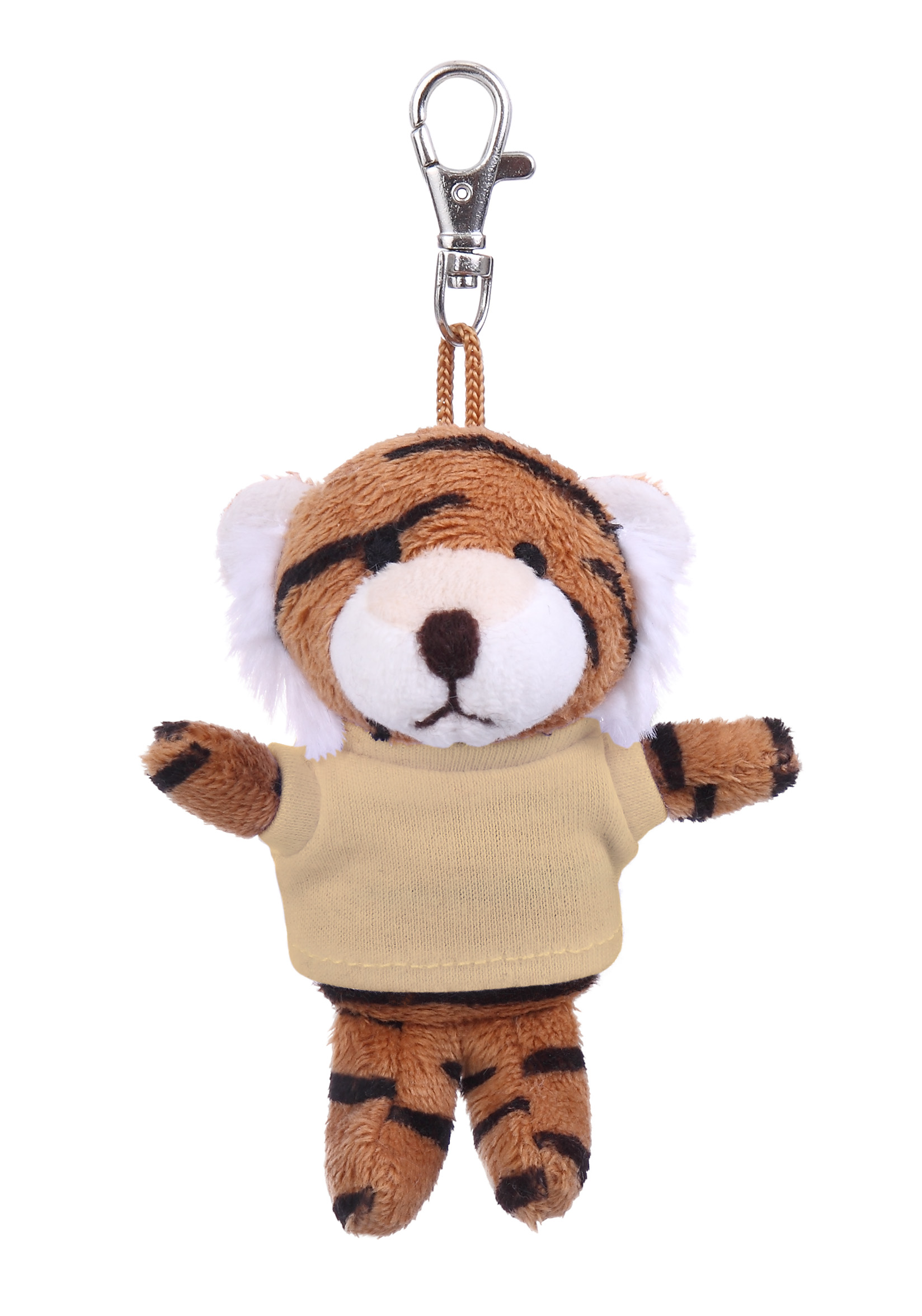 Soft Plush Tiger Keychain with Tee 7