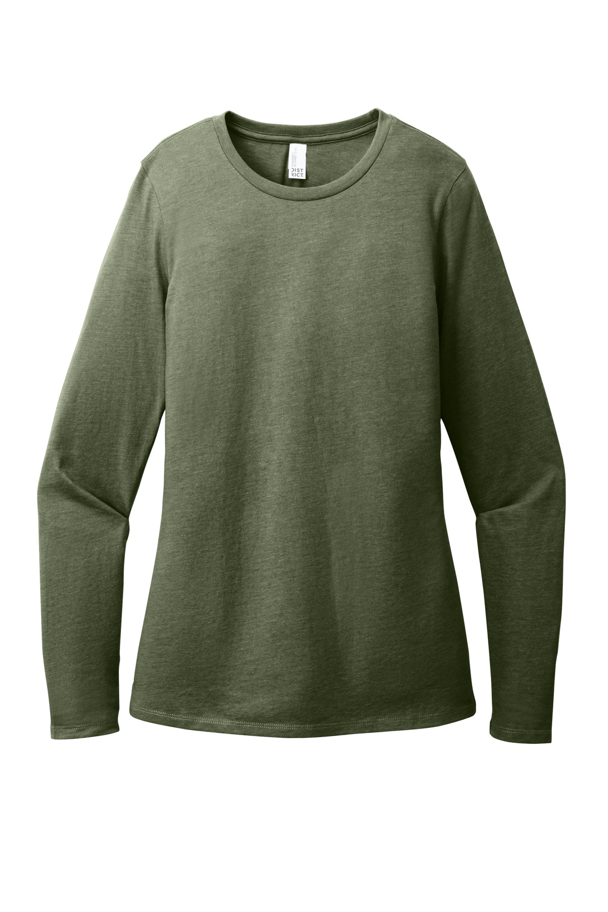 District Women's Perfect Blend CVC Long Sleeve Tee DT110 36
