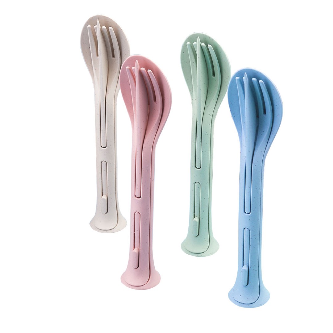3 in 1 Knife, Fork, Spoon Utensils Set 6