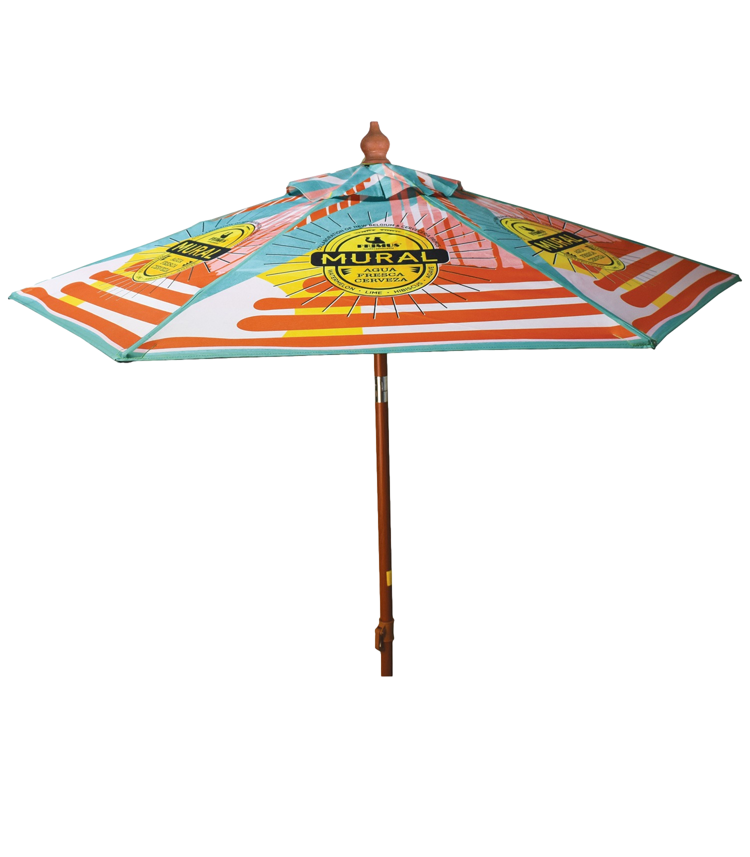 7' Full Color Steel Market Umbrella