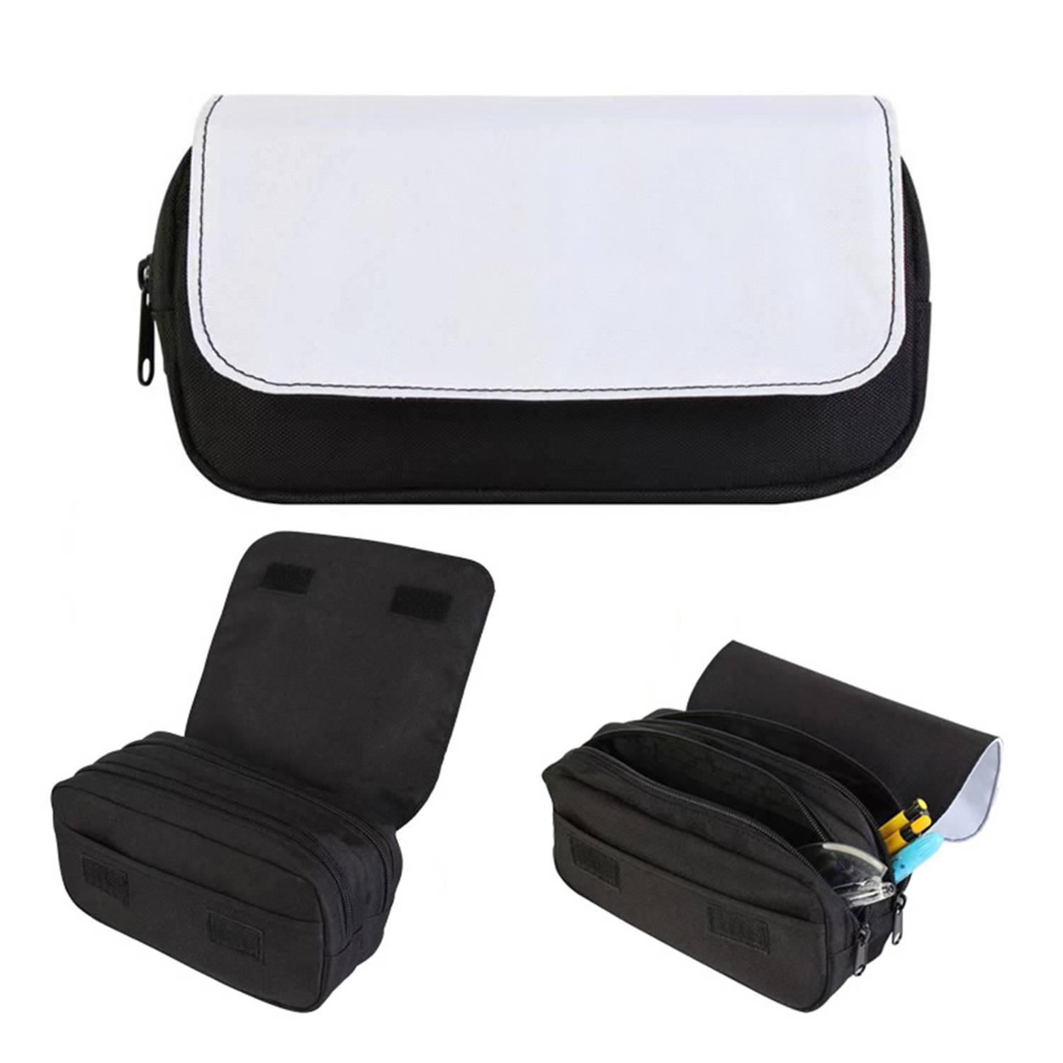 Student Polyester Flap Pencil Case 9