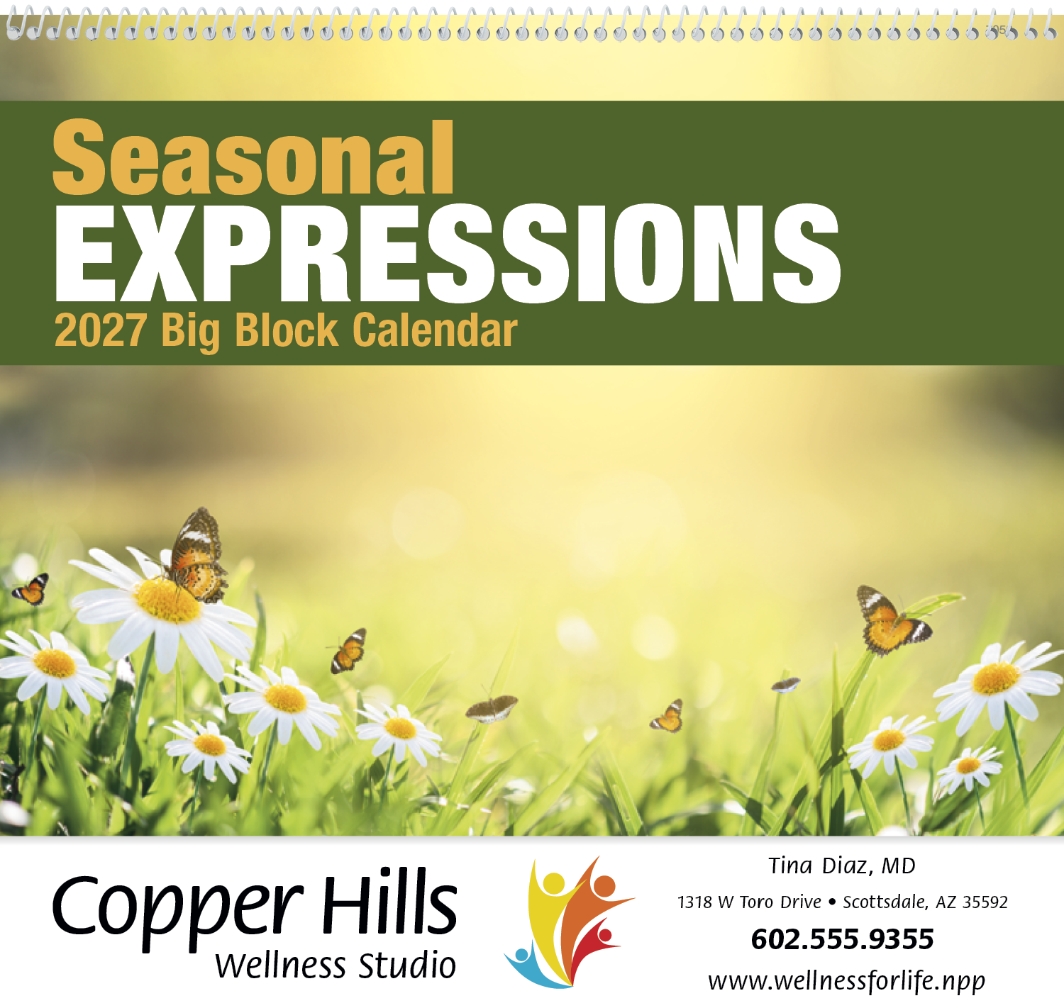 Good Value™ Seasonal Expressions Big Block Calendar 24