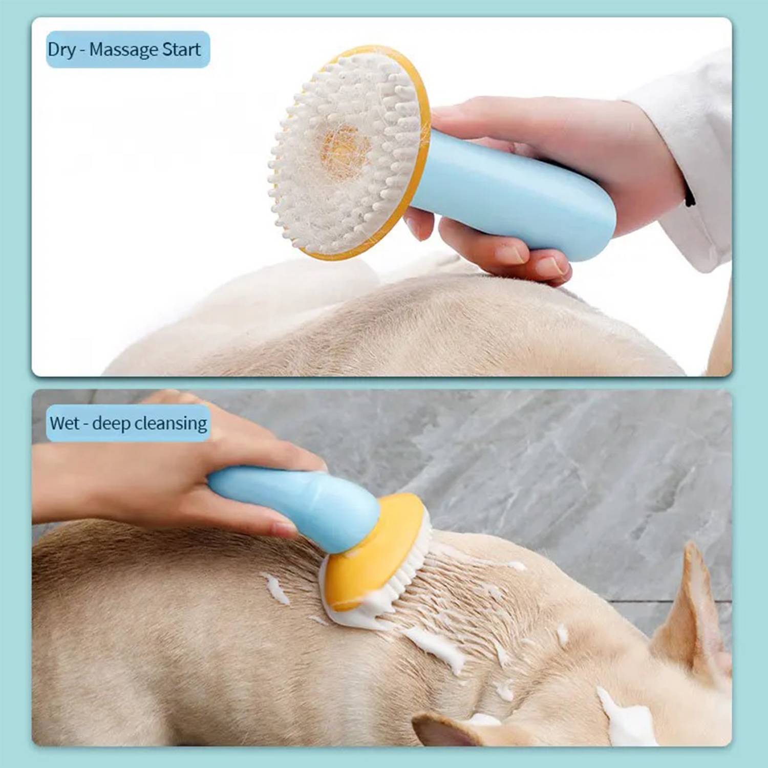 Handheld Pet Bath Brush 2