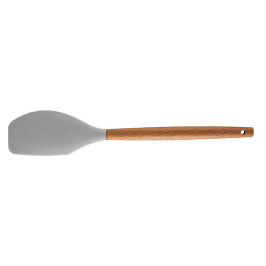 Silicone Cooking Or Serving Utensil With Wooden Handle 20