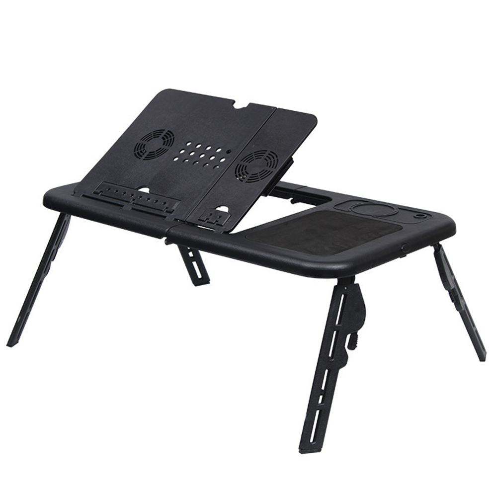Function Double Fan Foldable Bed Computer Desk 4