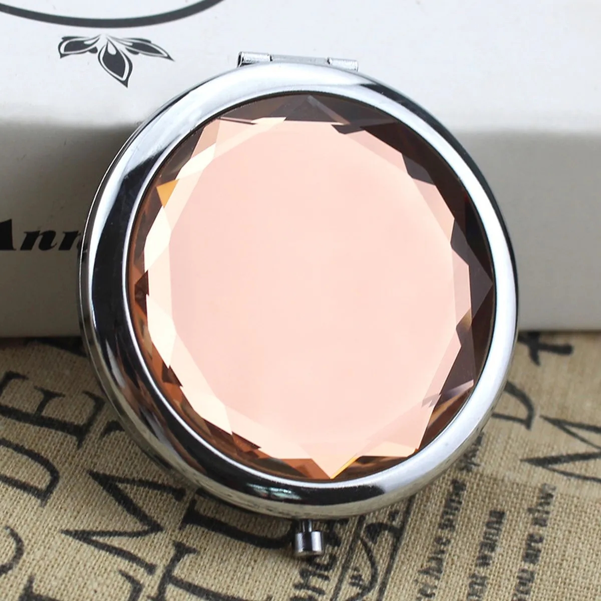 Foldable Crystal Make-up Mirror 2