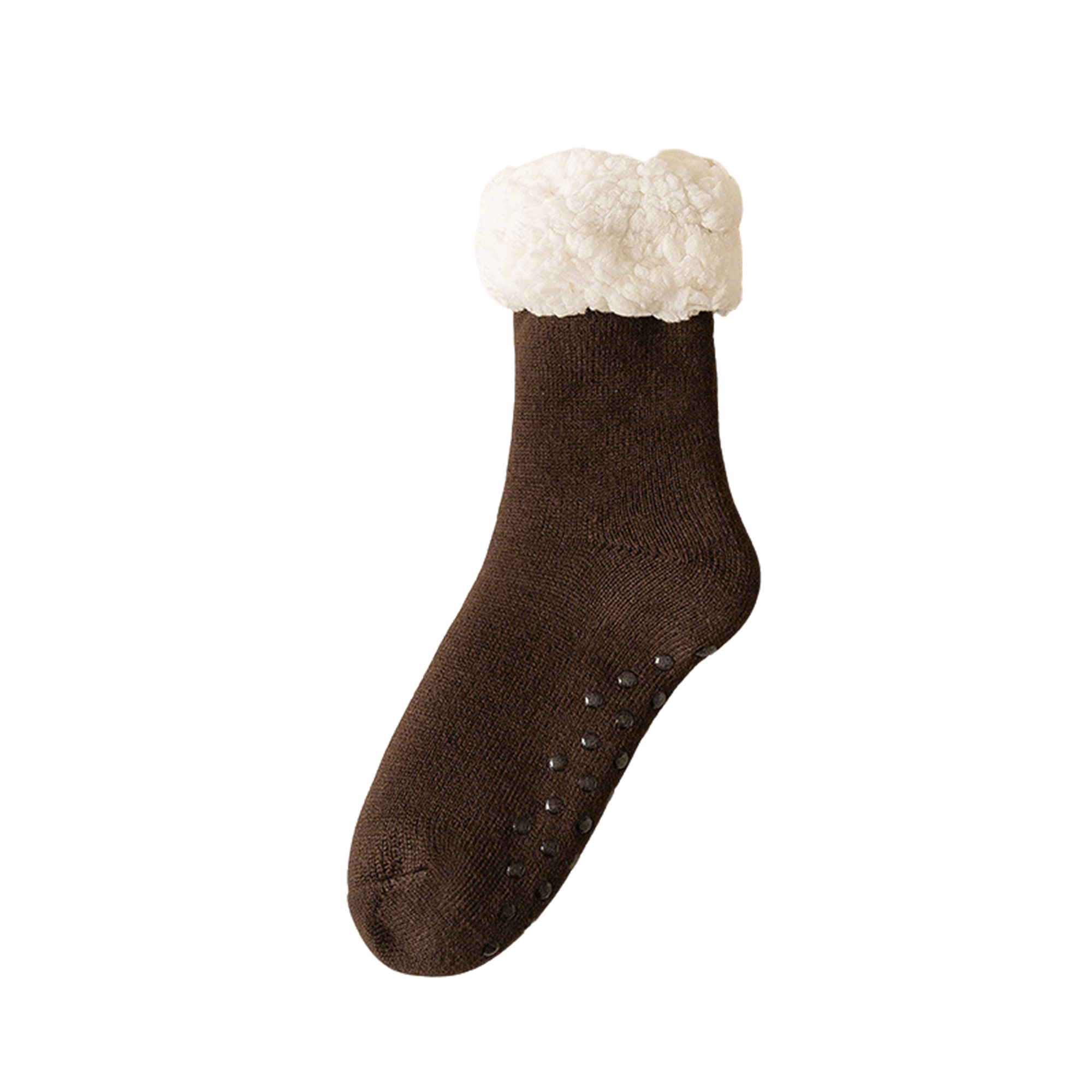 Thick Fleece Lined Slipper Sock 7.87" Length x 8.66" Width 7