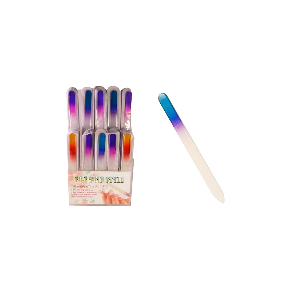 Glass Nail Files Assorted 2