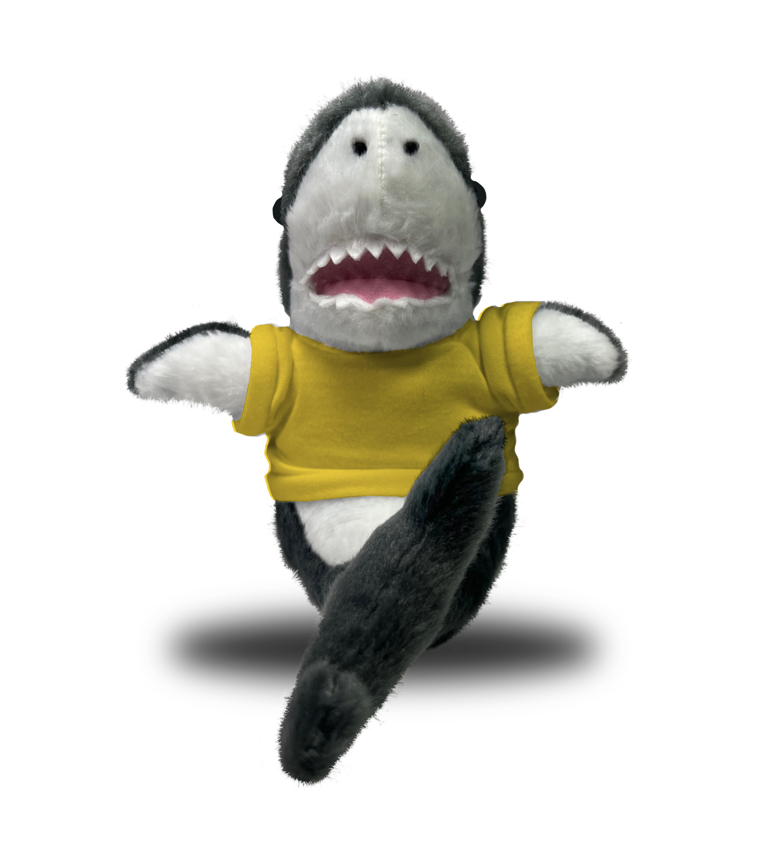 Plush Sitting Great White Shark 9