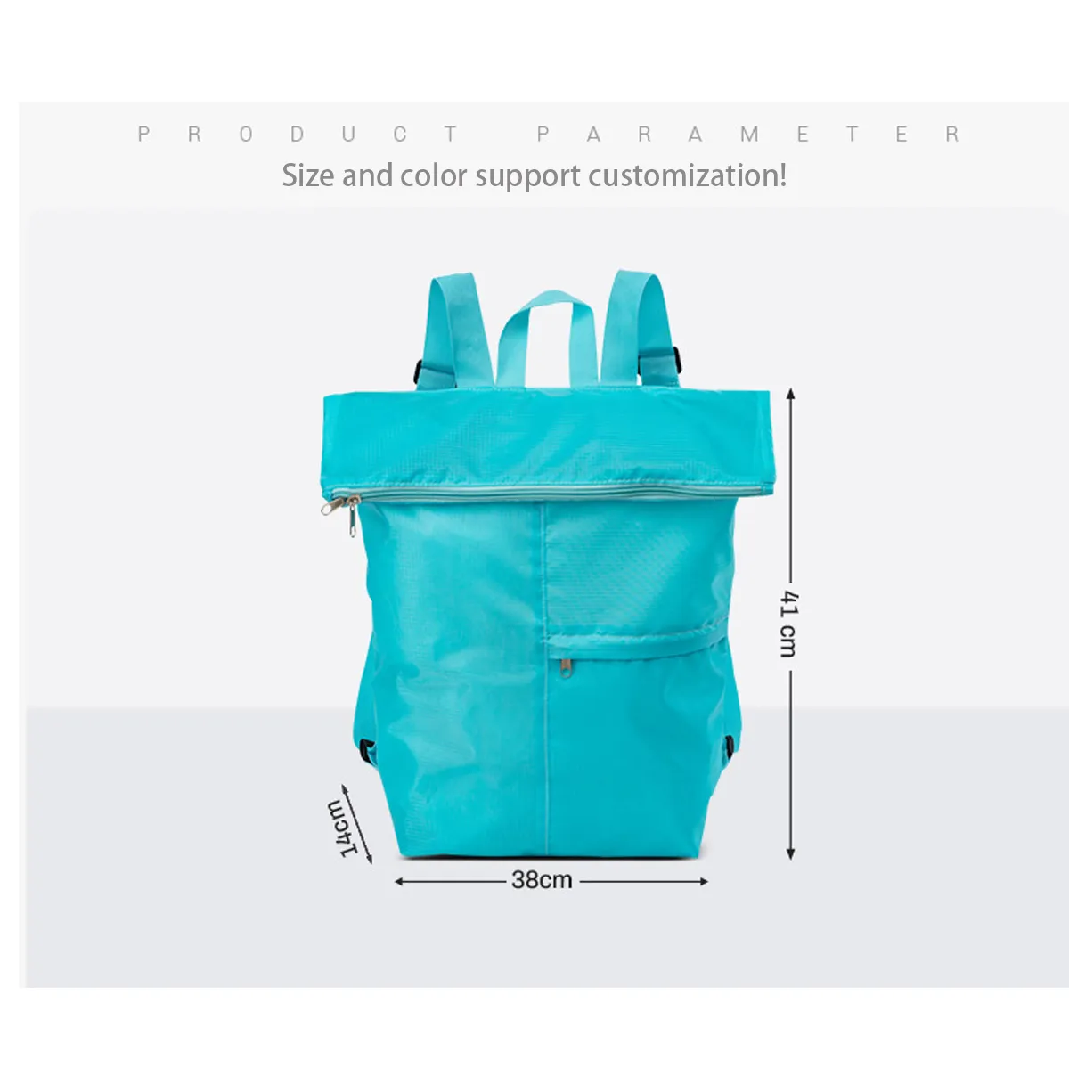 Extra Large Capacity Portable Folding Customized Backpack 2