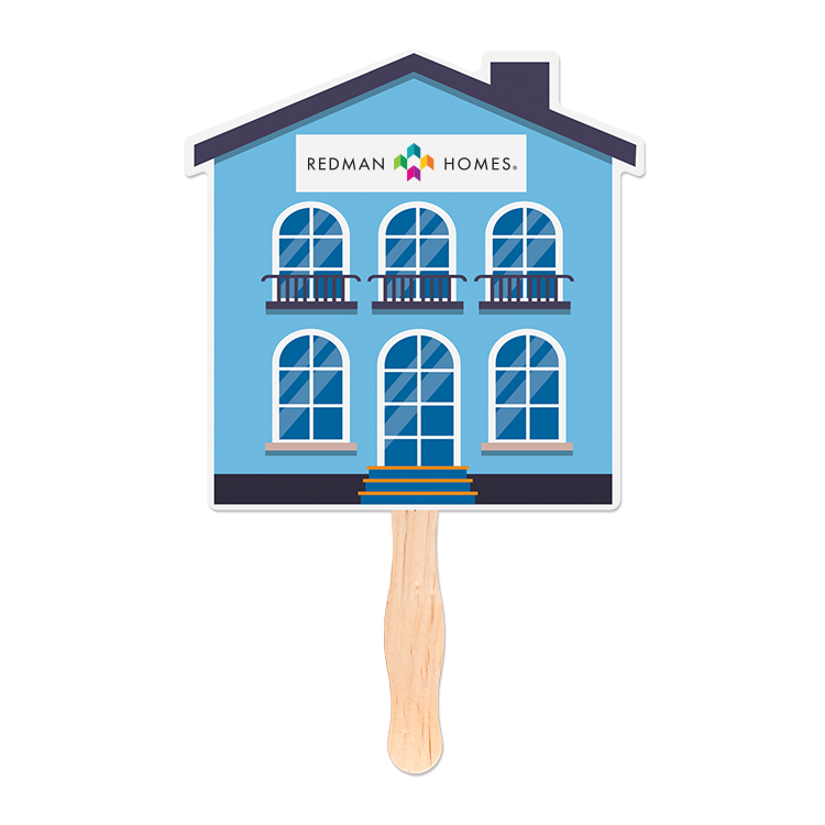 House Shaped Hand Fan