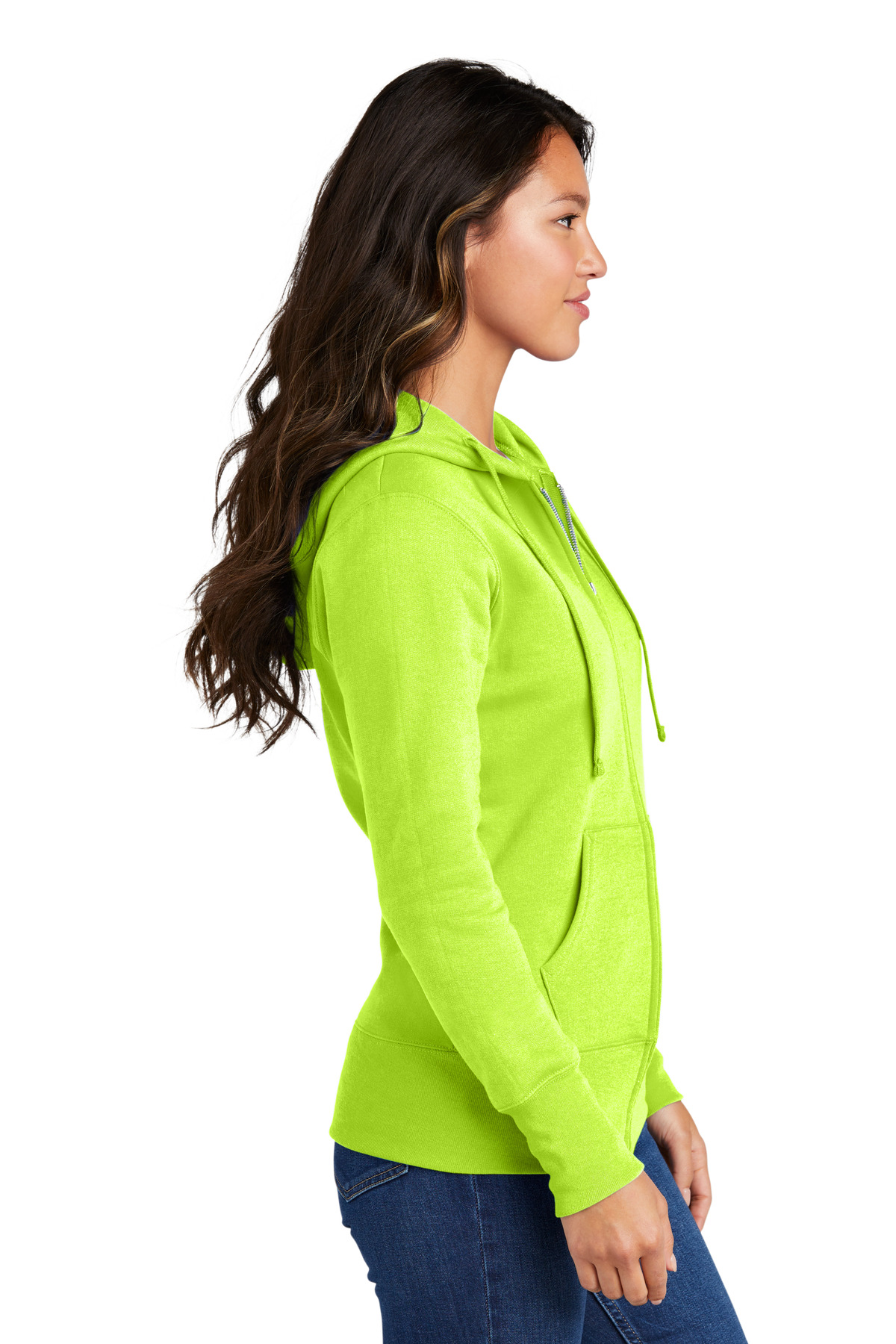 Port & Company® Women's Core Fleece Full-Zip Hooded Sweatshirt 53