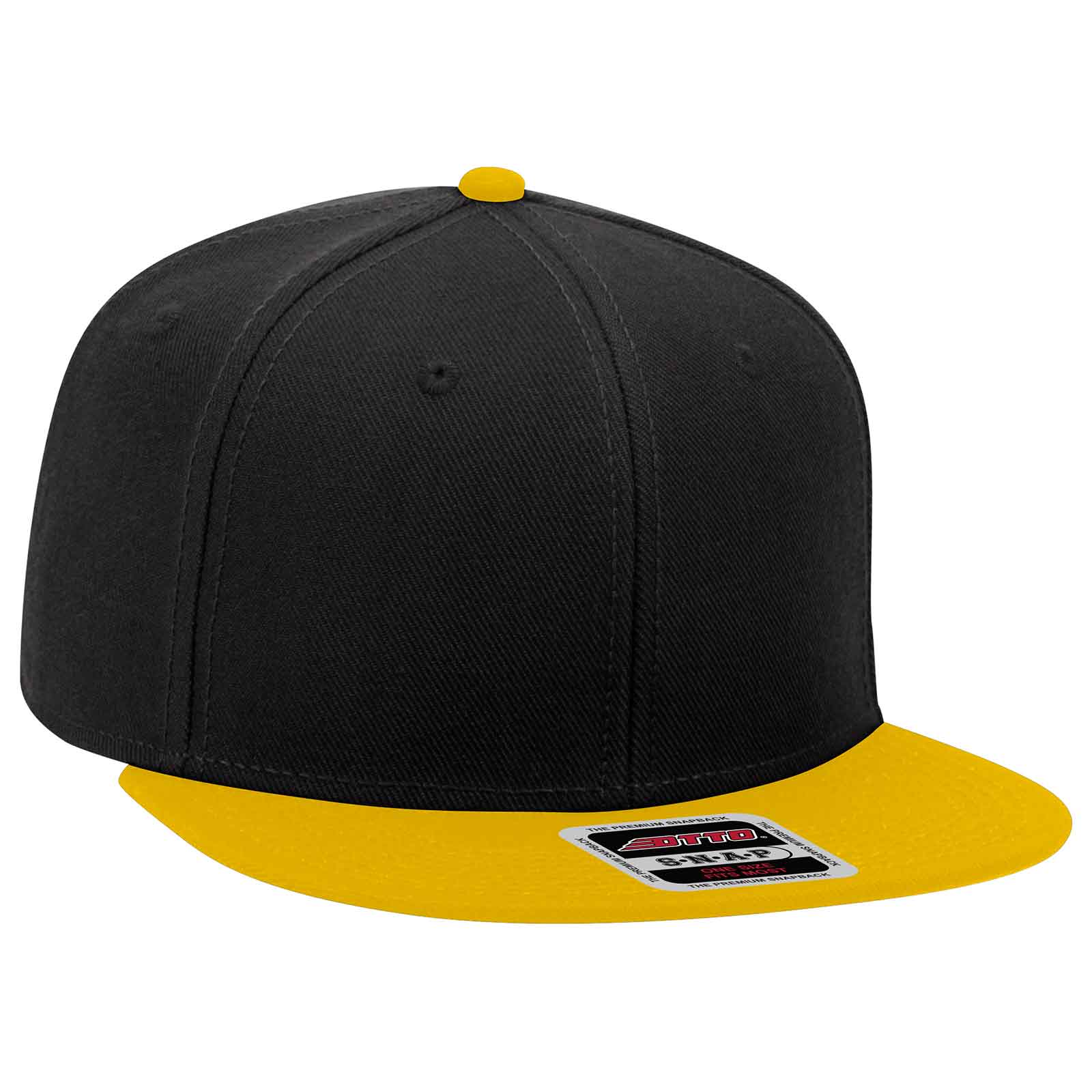 OTTO CAP "OTTO SNAP" 6 Panel Mid Profile Snapback Hat 24