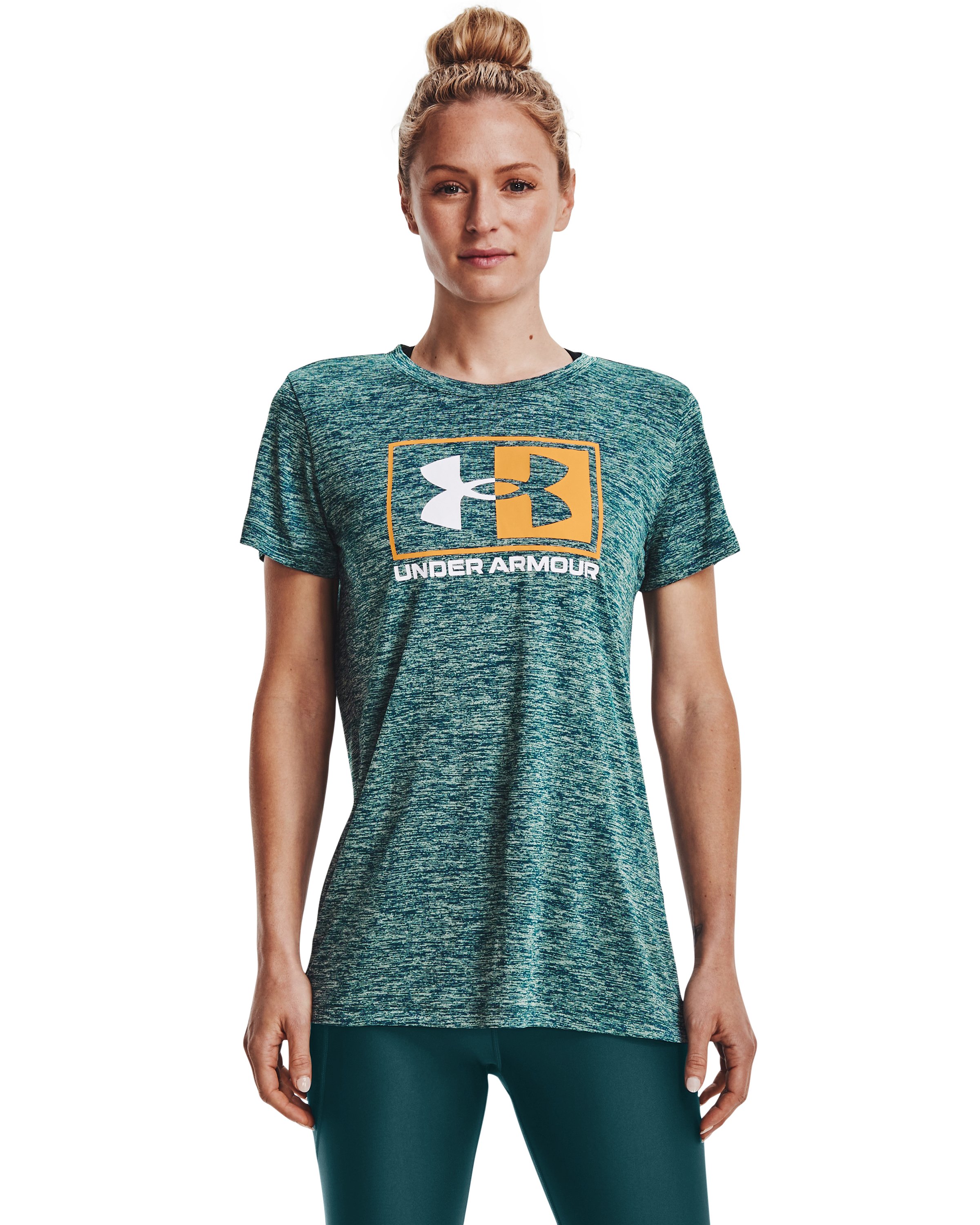 UA Tech Twist Box Women's Short Sleeve 2