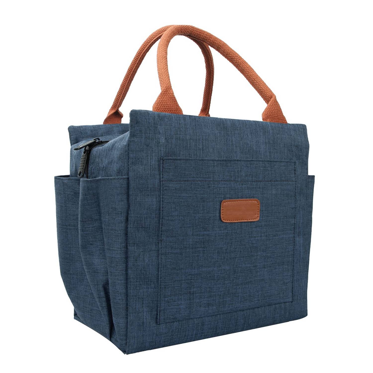 10L Leakproof Oxford Insulated Cooler Lunch Bag w/ Pockets 17