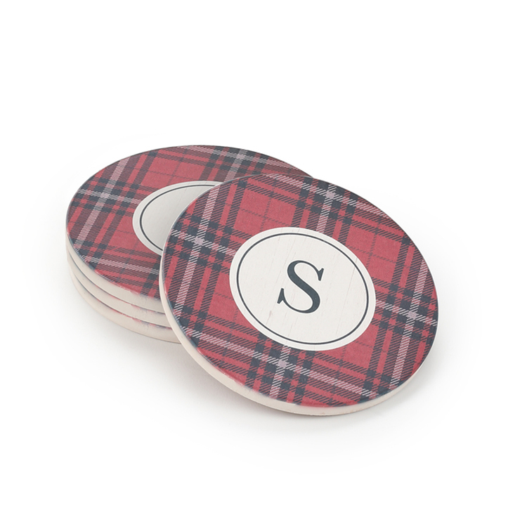 Family Plaid Coasters 2