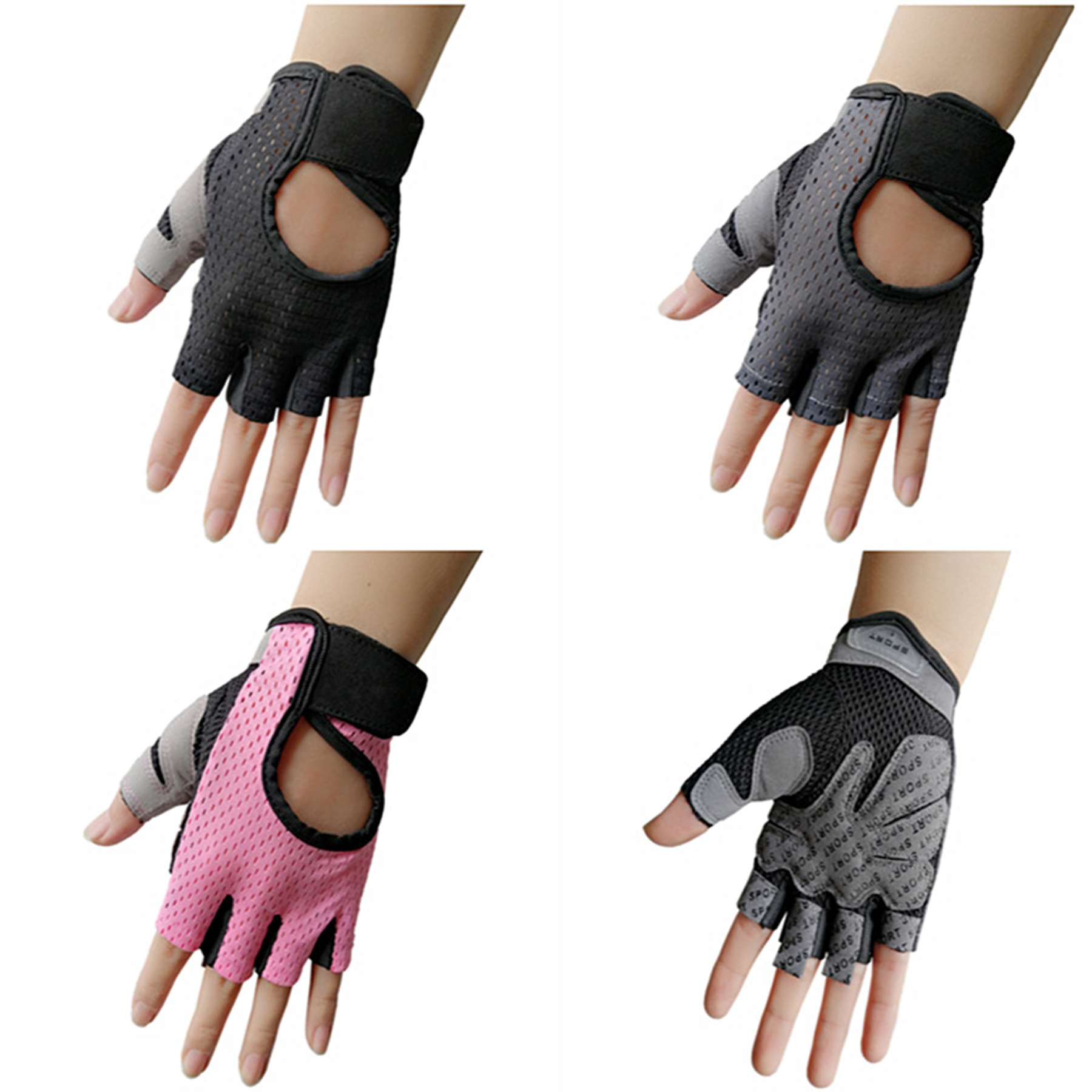 Unisex Sports Half Finger Gloves 2