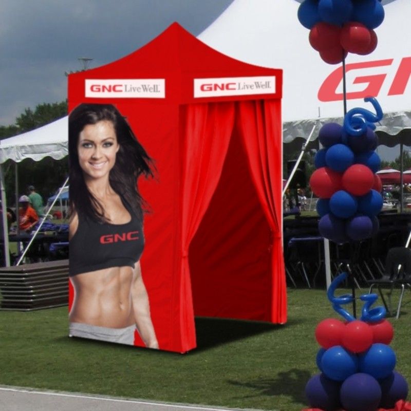 Pop Up Changing Room Tent with Custom Print changing tent 6