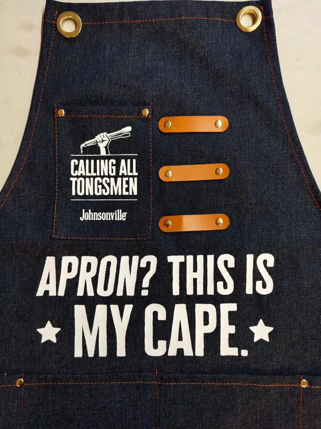 Cross-back Denim Apron 4