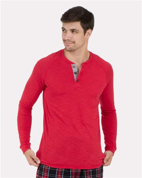 Unisex Henley Long Sleeve T-Shirt - BM3101 19