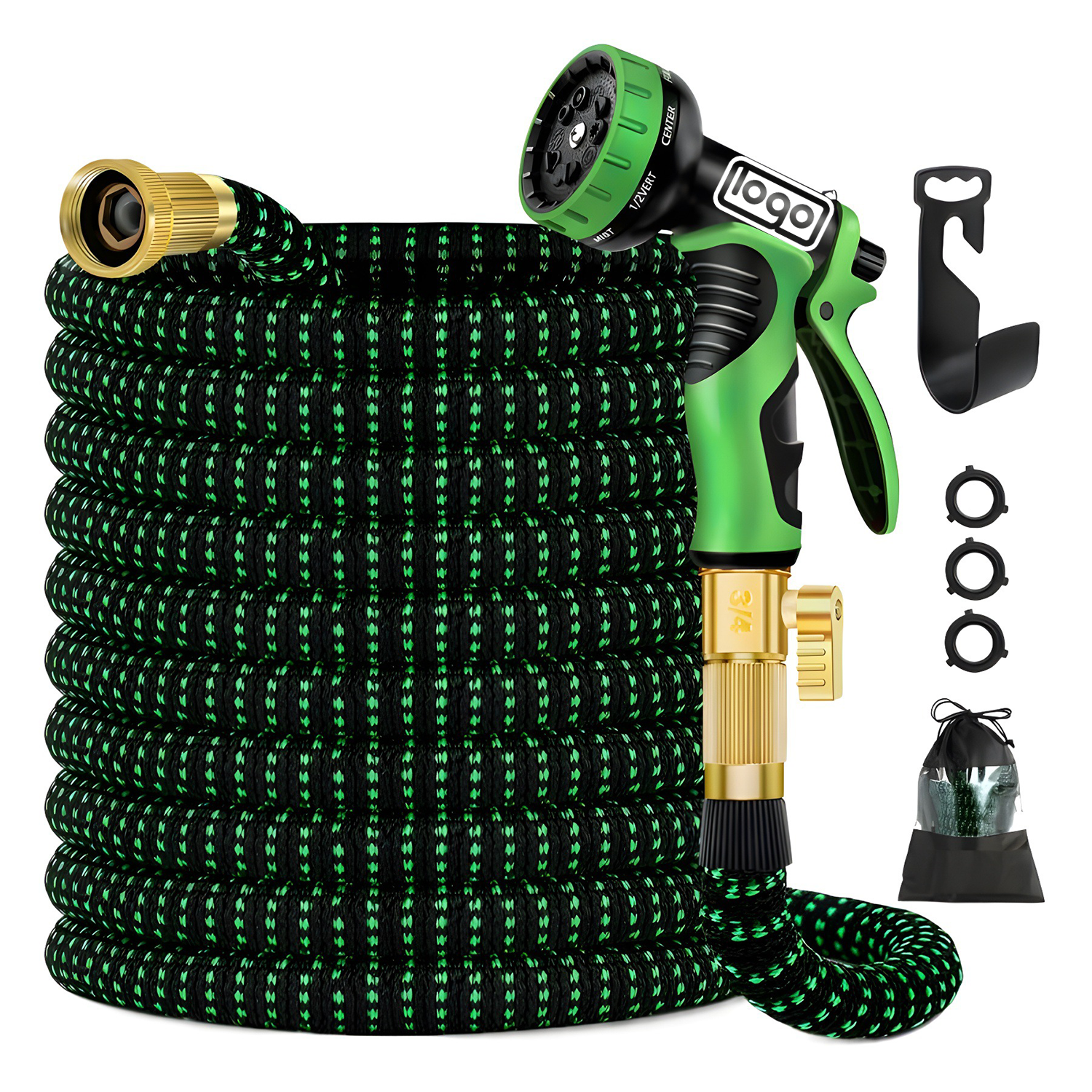 Retractable Hose W/ High Pressure Nozzle 5