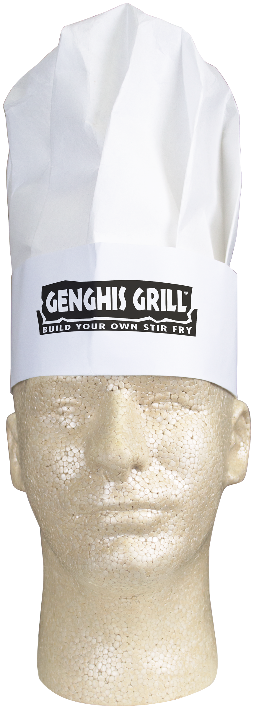 Chef's Cap: White Nonwoven Slide Closer