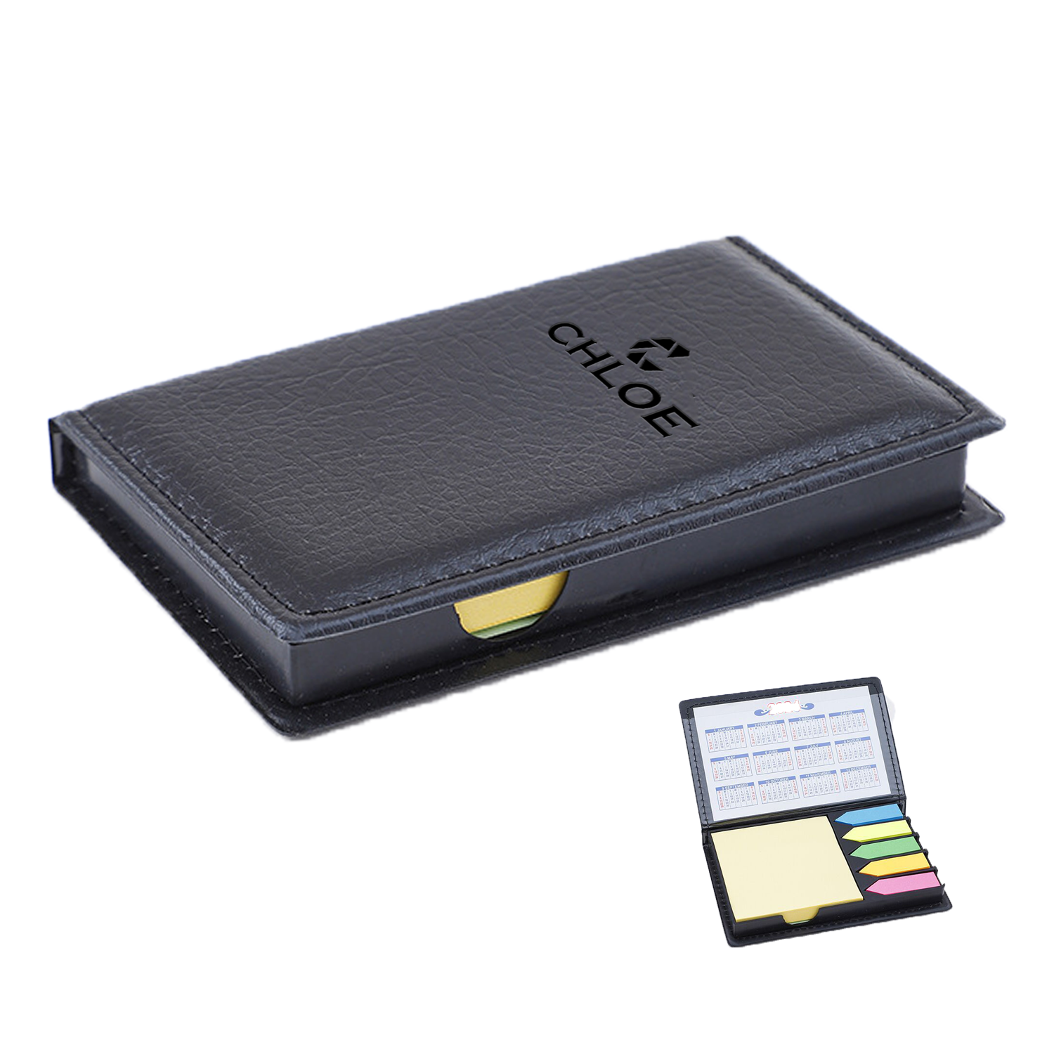 Business Pu Note Box With Calendar 2