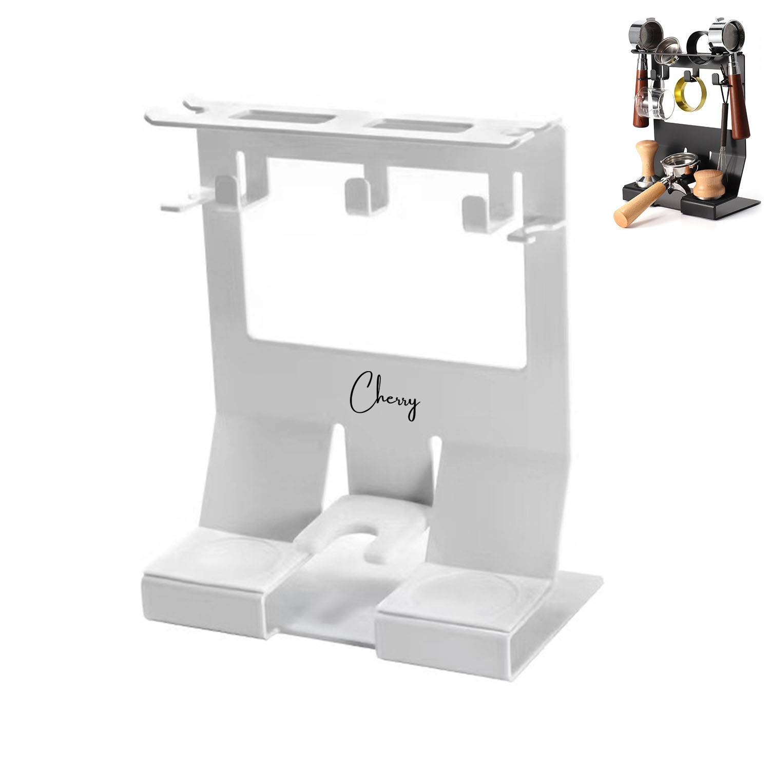 Bar coffee equipment storage rack 2