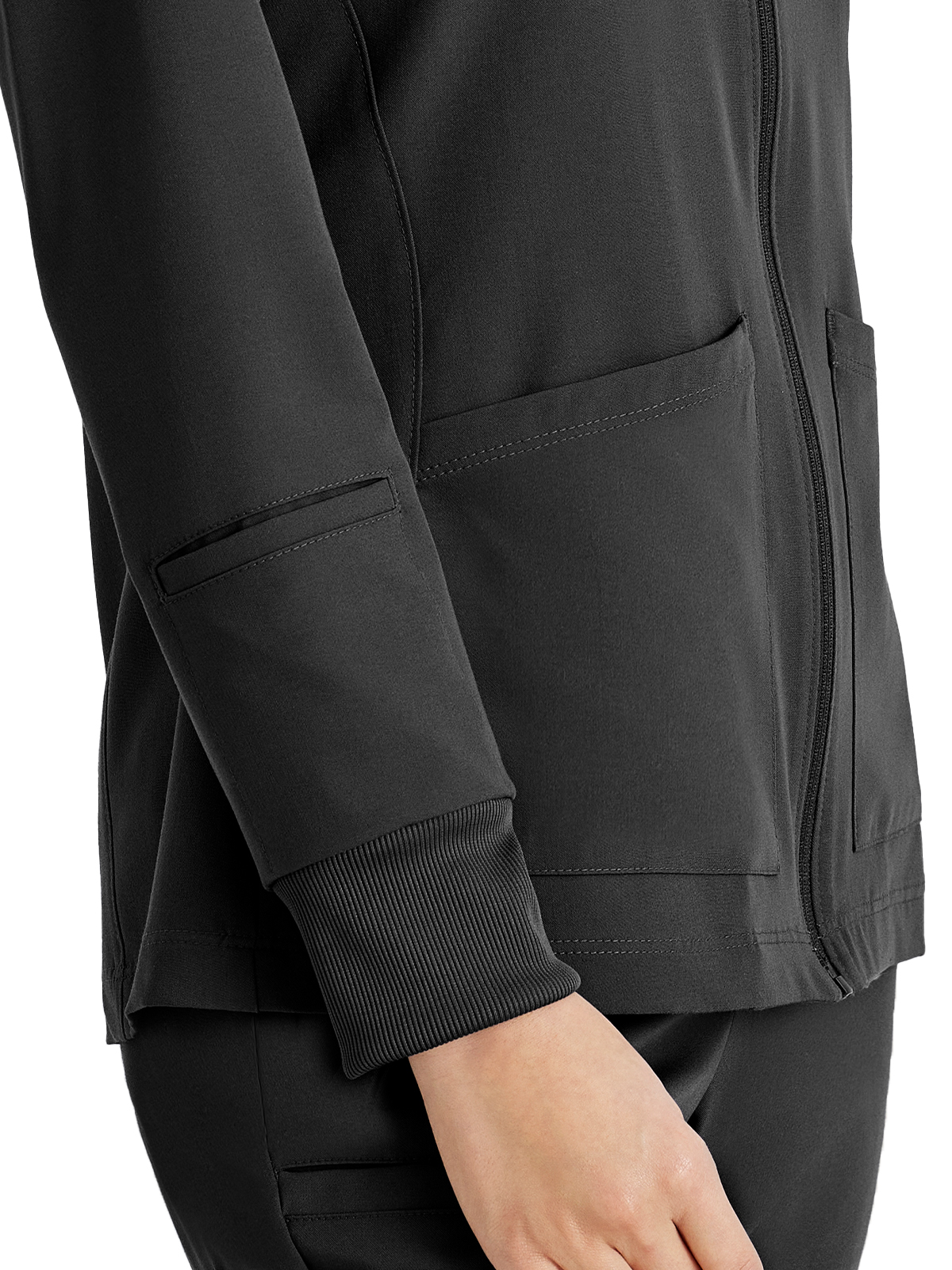 Barco Unify - Women's Three-Pocket Zip-Up Team Warm-Up Scrub Jacket 4
