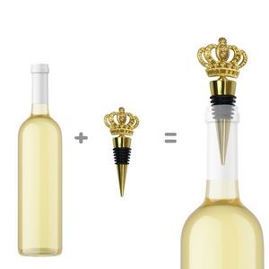 Regal Crown Shaped Wine Cork Bottle Stopper 14