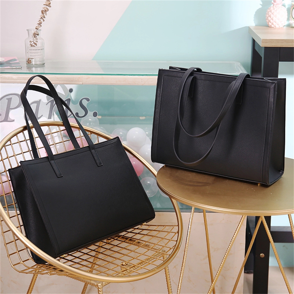 Black Laptop Bag For Women 14 Inch 3