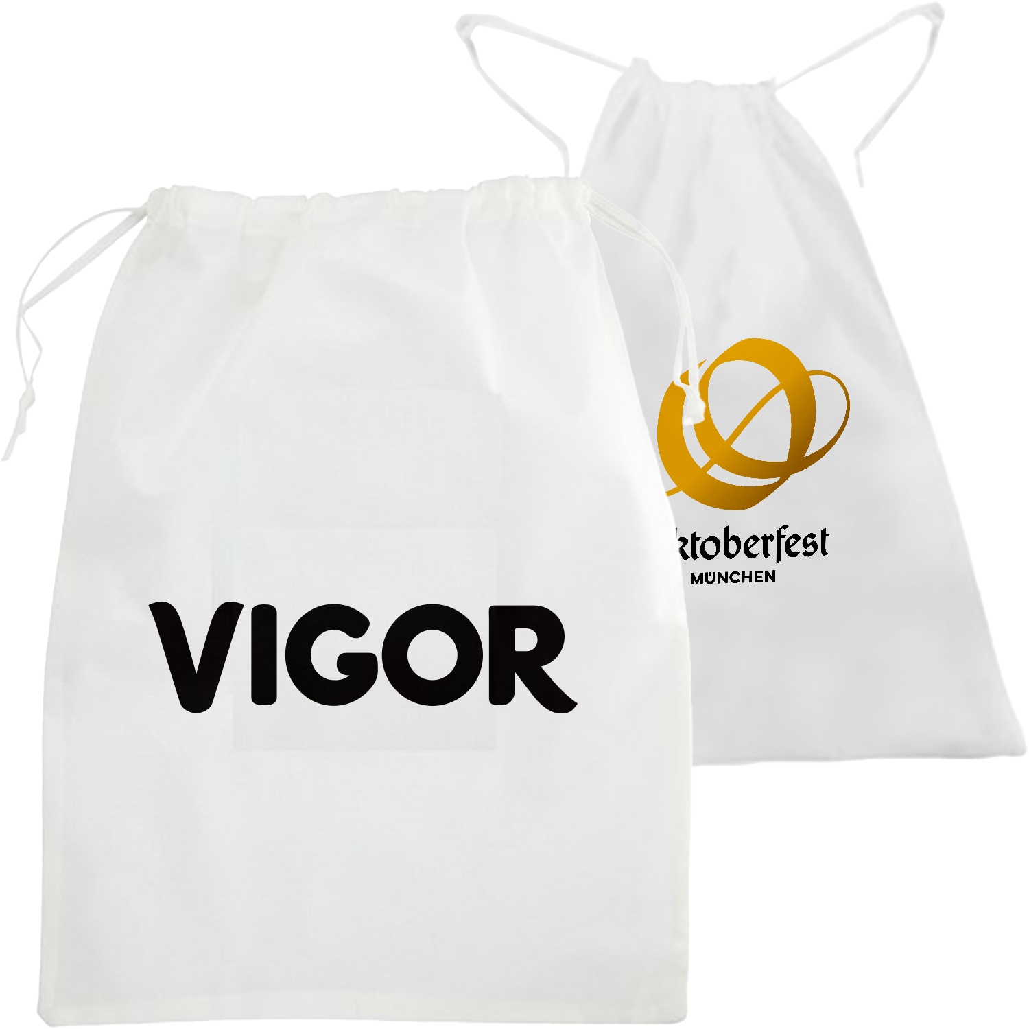 Non-Woven Laundry Bags 18" X 24" Drawstring Bag 1