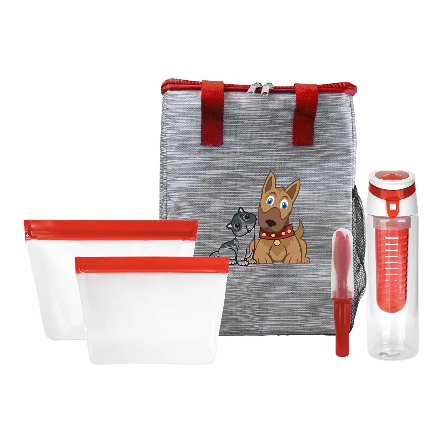 Reusable Beverage & Cutlery Tote Set 7