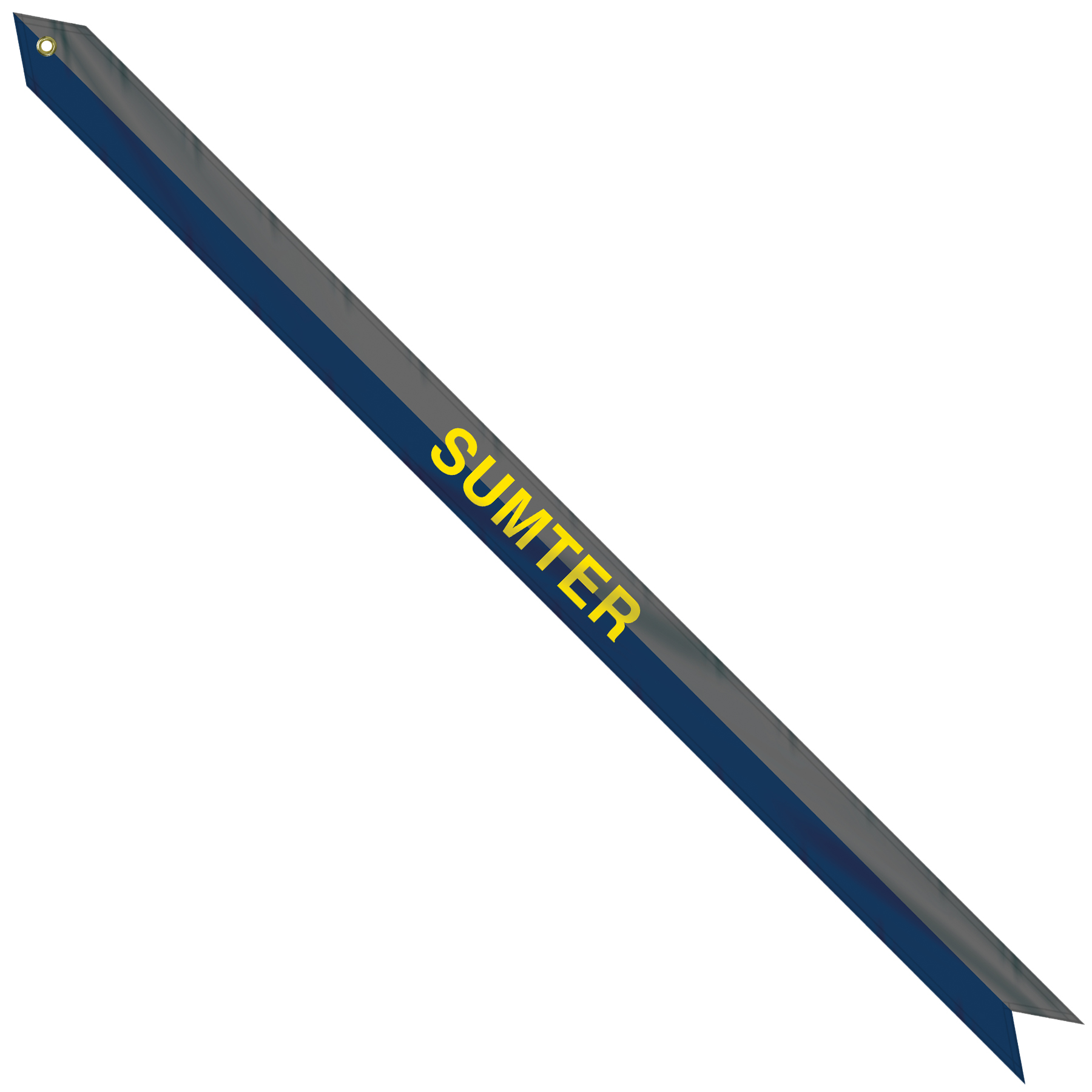 2 3/4" x 48" Custom Printed Knit Polyester Streamer 2
